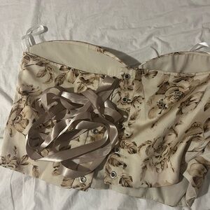 Plus size corset top